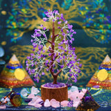 Arbre de Vie 7 Chakras en Pierres Naturelles pour la Sérénité - Biloria