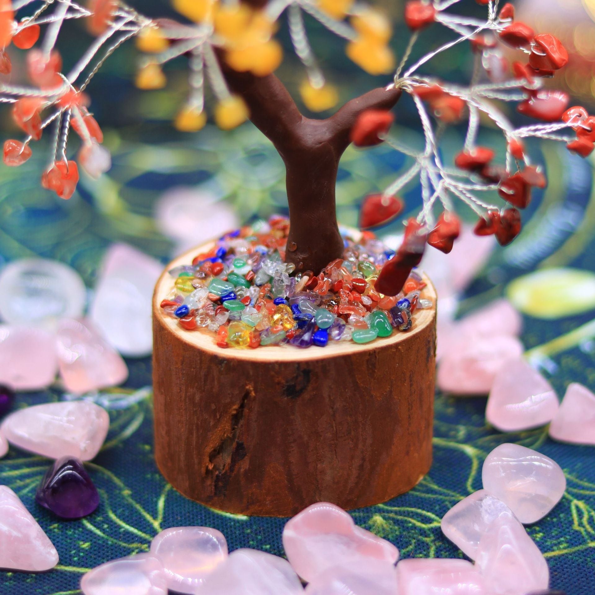 Arbre de Vie 7 Chakras en Pierres Naturelles pour la Sérénité - Biloria
