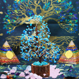 Arbre de Vie 7 Chakras en Pierres Naturelles pour la Sérénité - Biloria