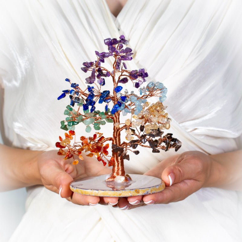 Arbre de Vie 7 Chakras en Pierres Semi-Précieuses - Biloria
