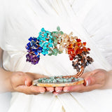 Arbre de Vie 7 Chakras - Méditation et Gratitude en Pierres - Biloria
