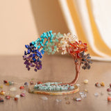 Arbre de Vie 7 Chakras - Méditation et Gratitude en Pierres - Biloria