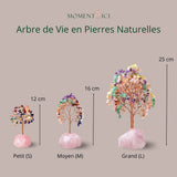 Arbre de Vie 7 Chakras Quartz Rose : amour & équilibre Feng Shui - Biloria