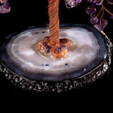Arbre de Vie Améthyste Agate - Décoration Spirituelle Fait Main - Biloria