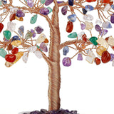 Arbre de Vie Apaisement 7 Chakras, Améthyste ou Quartz Rose - Biloria