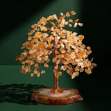 Arbre de Vie Citrine Agate pour Attirer Prospérité - Biloria