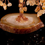 Arbre de Vie Citrine Agate pour Attirer Prospérité - Biloria