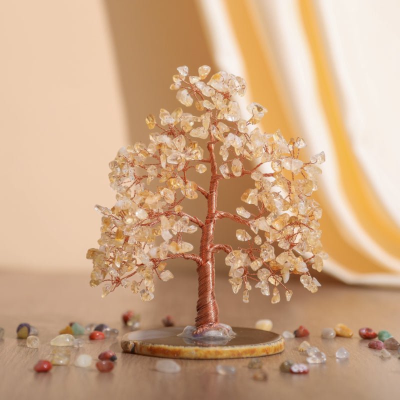 Arbre de Vie Citrine - Élégance et Prospérité - Biloria