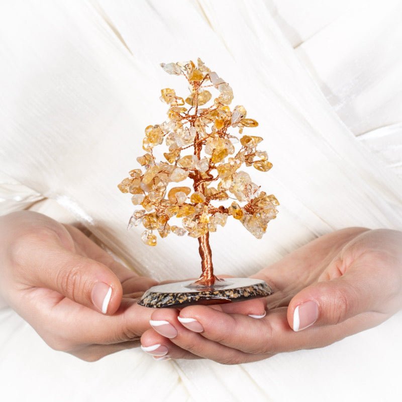 Arbre de Vie Citrine - Élégance et Prospérité - Biloria