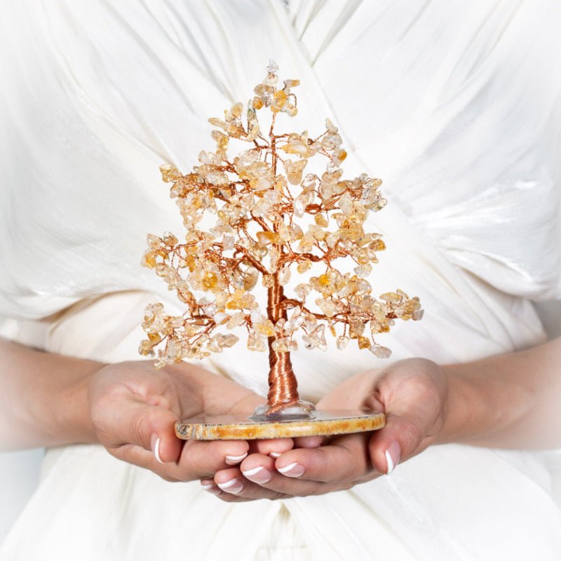 Arbre de Vie Citrine - Élégance et Prospérité - Biloria
