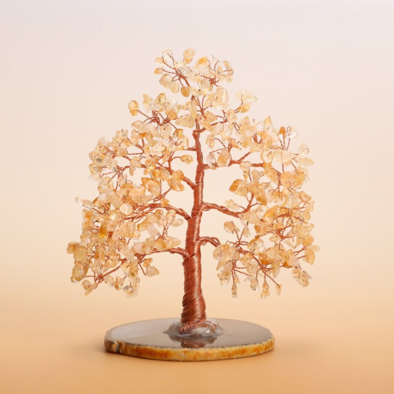 Arbre de Vie Citrine - Élégance et Prospérité - Biloria