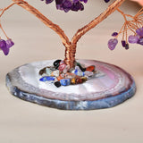 Arbre de Vie Cœur Améthyste pour Amour et Spiritualité - Biloria