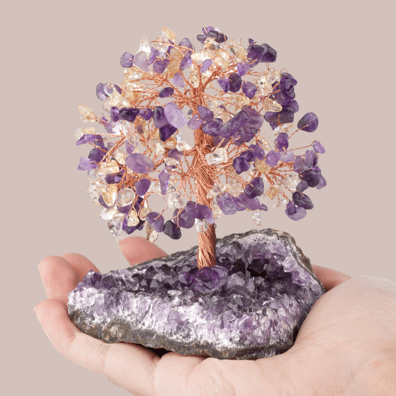 Arbre de Vie en Améthyste - Cadeau Spirituel - Biloria