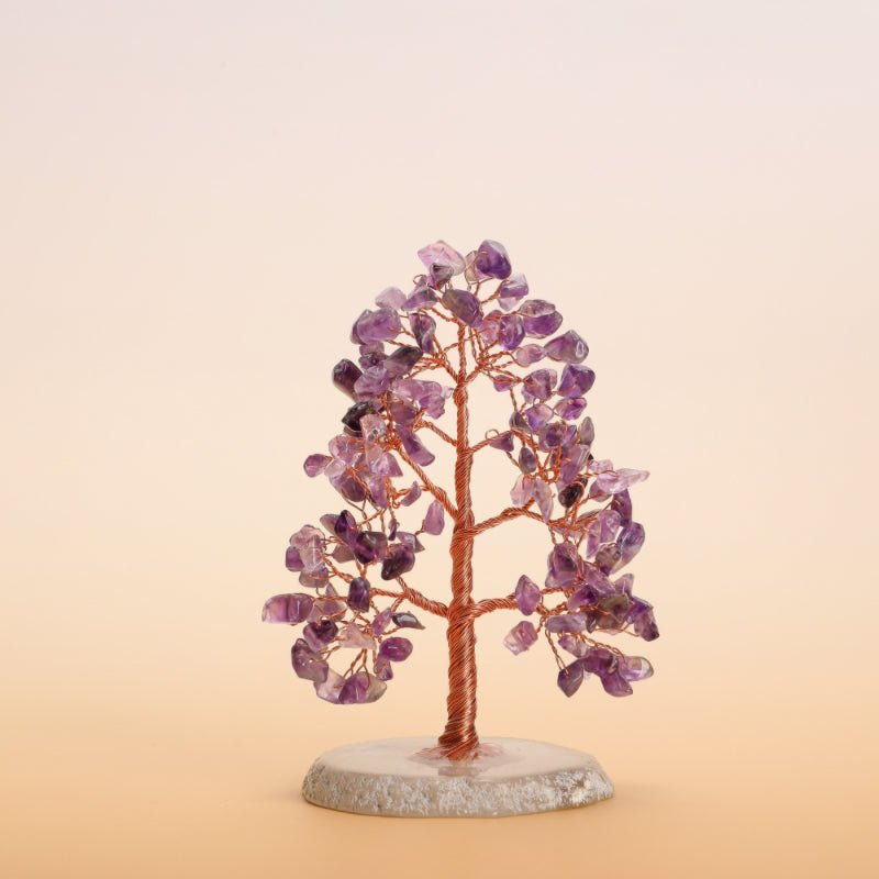 Arbre de Vie en Améthyste pour la Sérénité et la Protection - Biloria