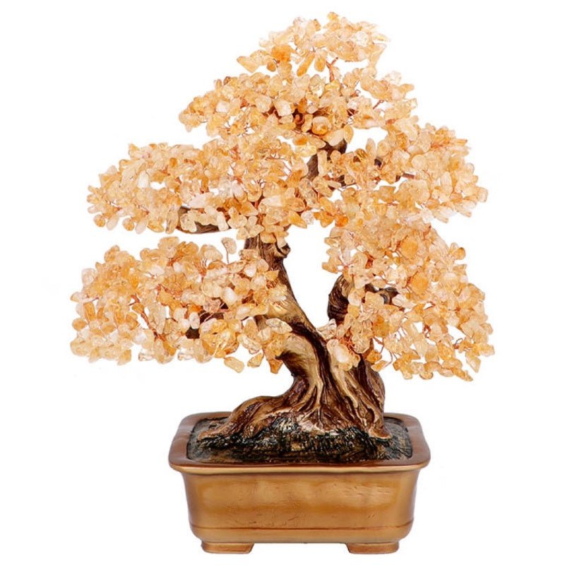 Arbre de Vie en Citrine - Symbole d'Abondance et d'Optimisme - Biloria