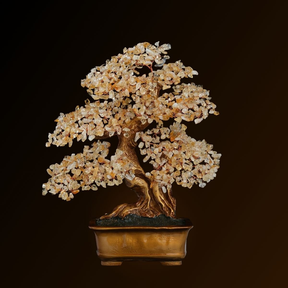 Arbre de Vie en Citrine - Symbole d'Abondance et d'Optimisme - Biloria