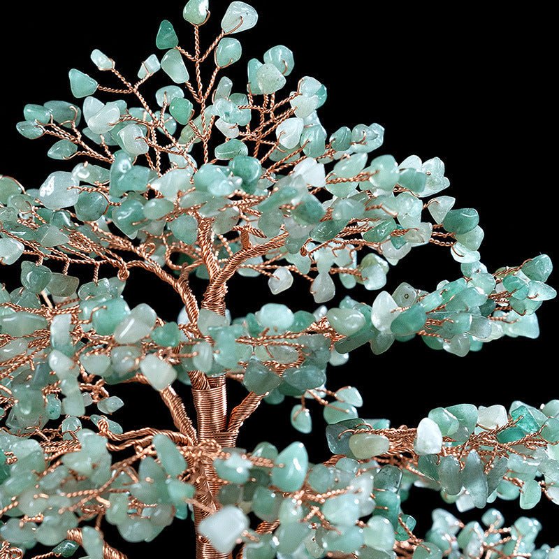 Arbre de Vie en Pierres Naturelles Améthyste Citrine Aventurine - Biloria
