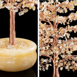 Arbre de Vie en Pierres Naturelles Améthyste Citrine Aventurine - Biloria