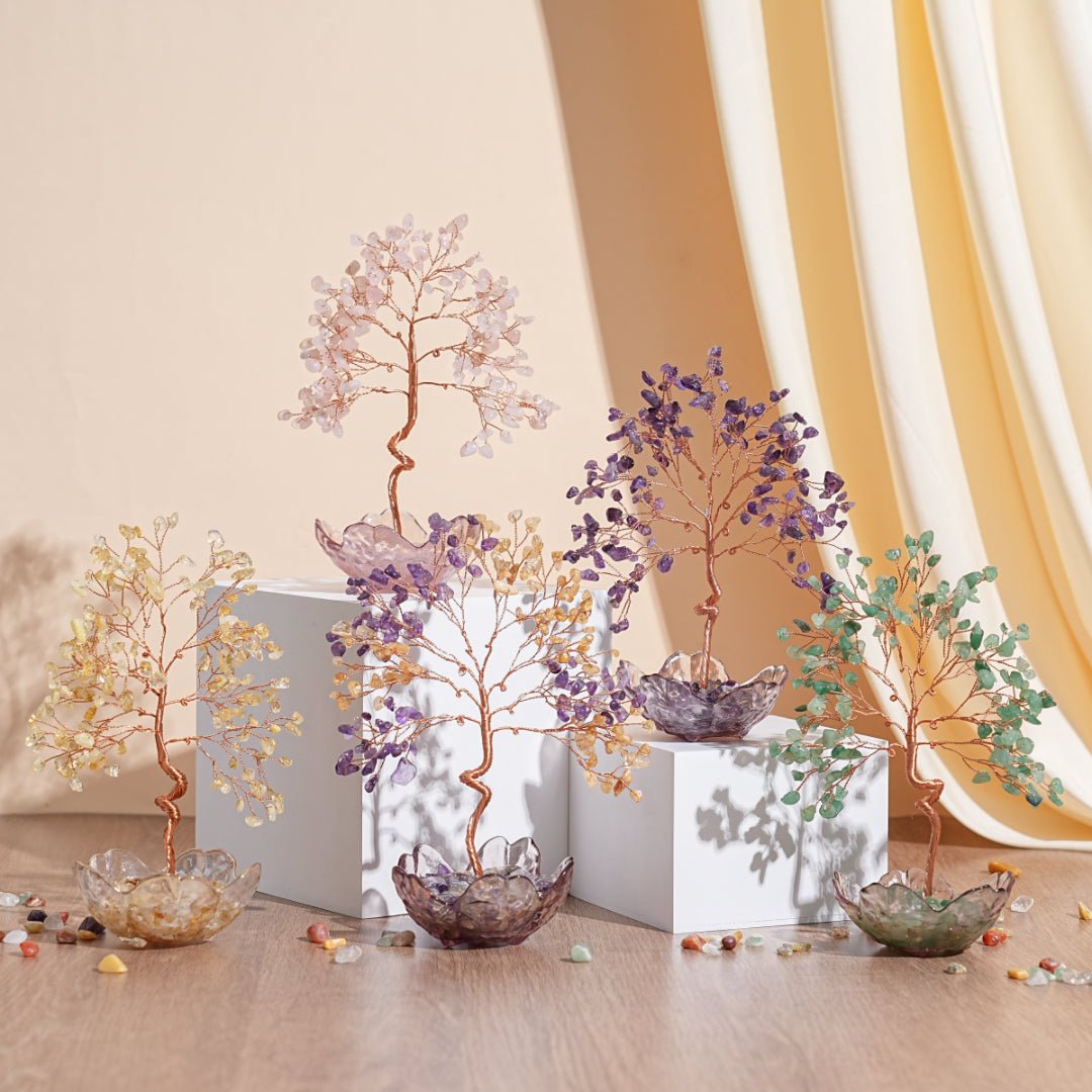 Arbre de Vie en Pierres Naturelles – Équilibre et Sérénité - Biloria