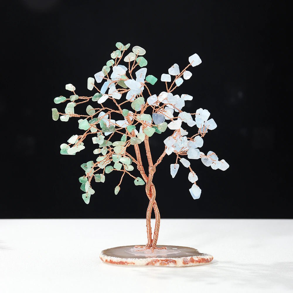 Arbre de Vie en Pierres Naturelles pour Déco Feng Shui - Biloria