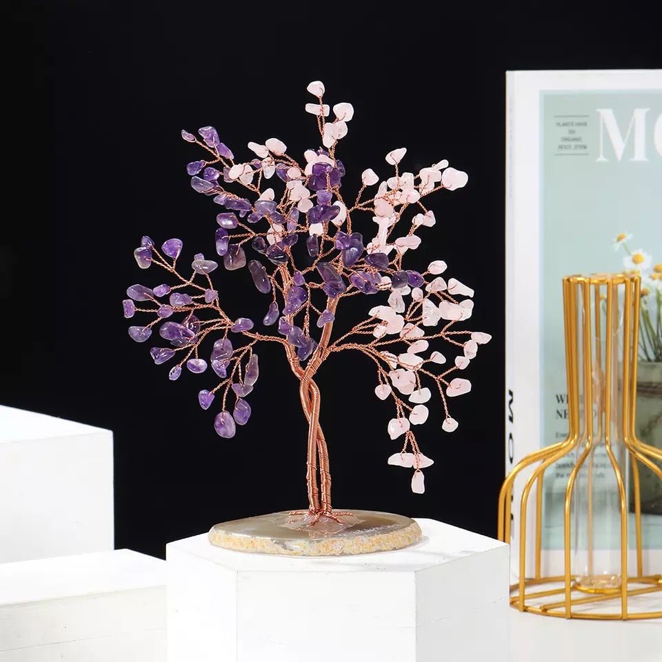 Arbre de Vie en Pierres Naturelles pour Déco Feng Shui - Biloria