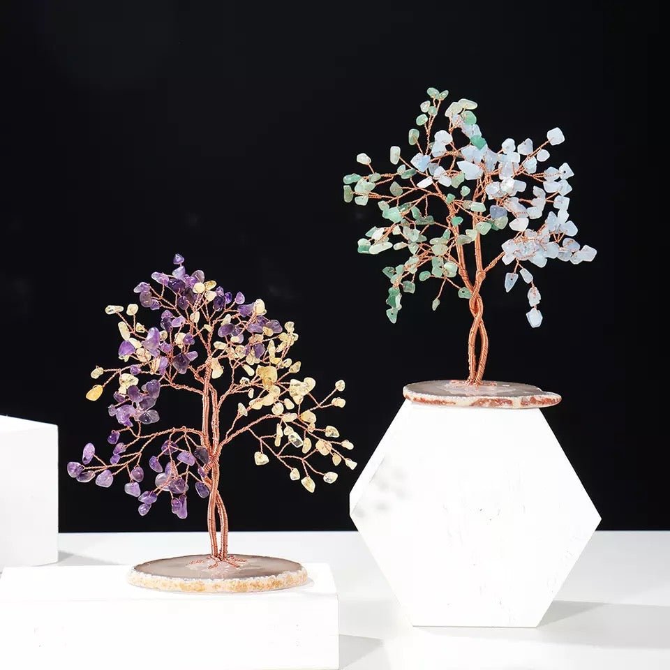 Arbre de Vie en Pierres Naturelles pour Déco Feng Shui - Biloria