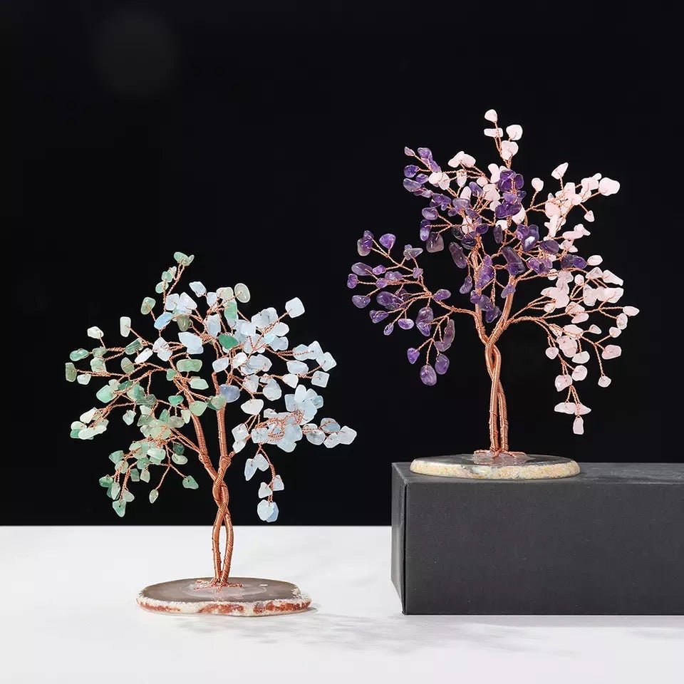 Arbre de Vie en Pierres Naturelles pour Déco Feng Shui - Biloria