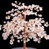Arbre de Vie en Quartz Clair 25 cm Santé et Réussite Déco Bureau - Biloria