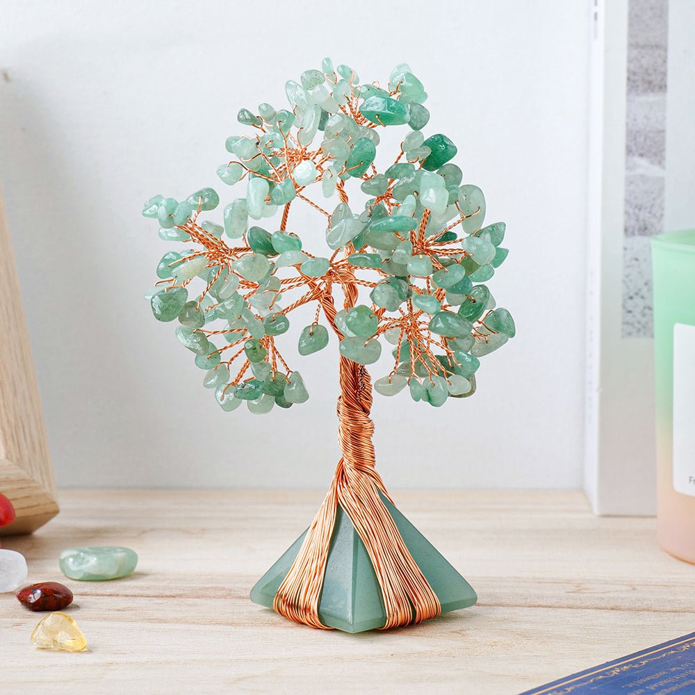 Arbre de Vie et Pyramide en Pierre Naturelle pour la Méditation - Biloria