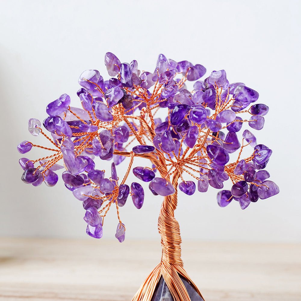 Arbre de Vie et Pyramide en Pierre Naturelle pour la Méditation - Biloria