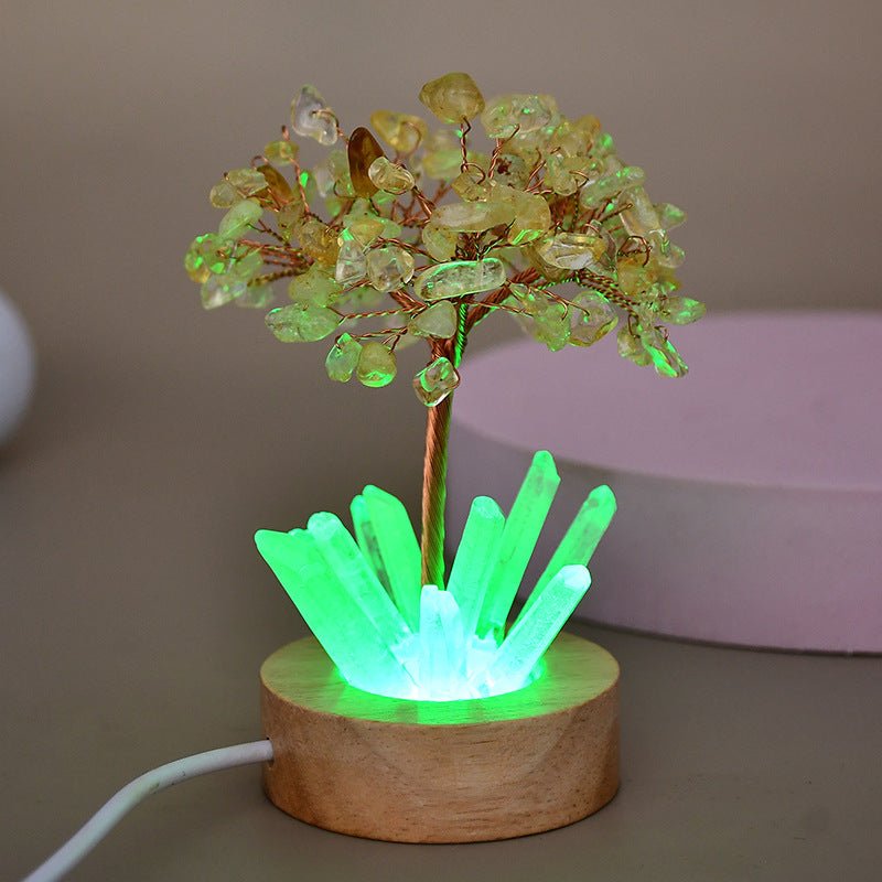 Arbre de Vie Lumineux Vitalité - Pierres Naturelles Feng Shui - Biloria