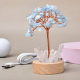 Arbre de Vie Lumineux Vitalité - Pierres Naturelles Feng Shui - Biloria