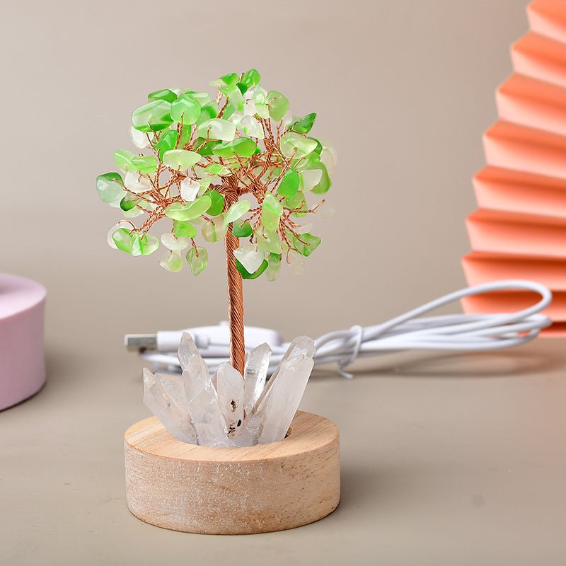 Arbre de Vie Lumineux Vitalité - Pierres Naturelles Feng Shui - Biloria