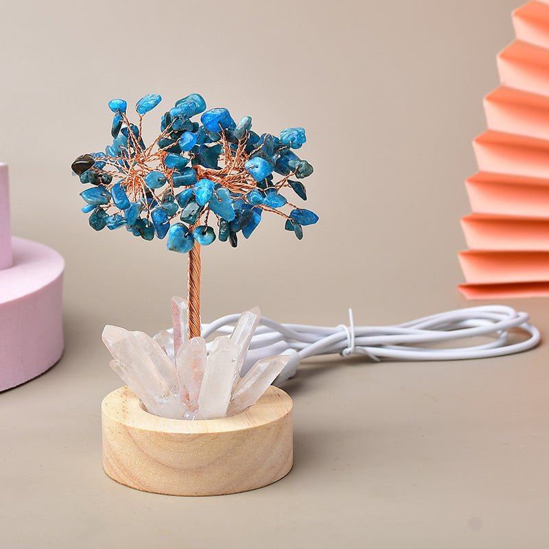 Arbre de Vie Lumineux Vitalité - Pierres Naturelles Feng Shui - Biloria