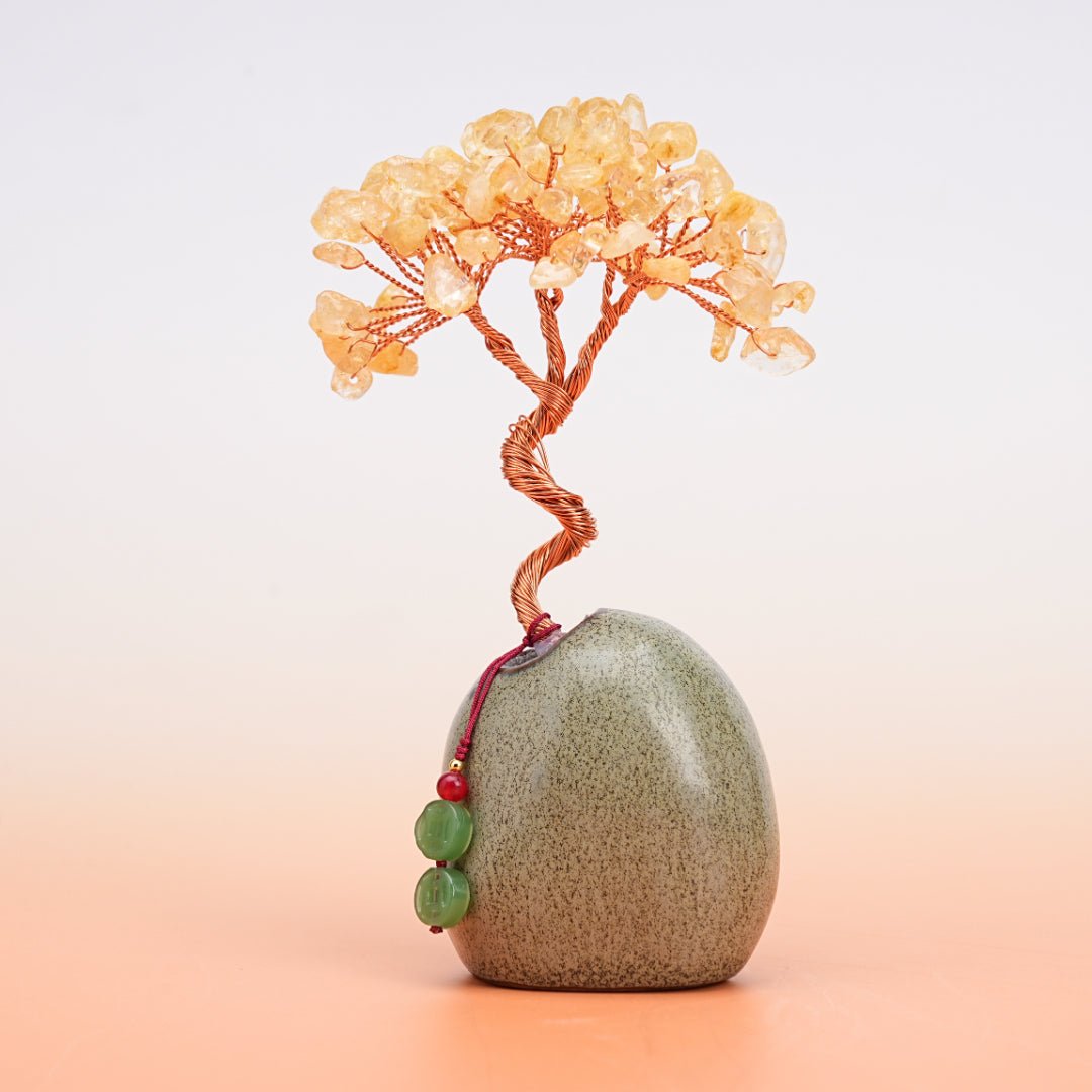 Arbre de Vie Miniature en Pierres Naturelles – Feng Shui Déco - Biloria
