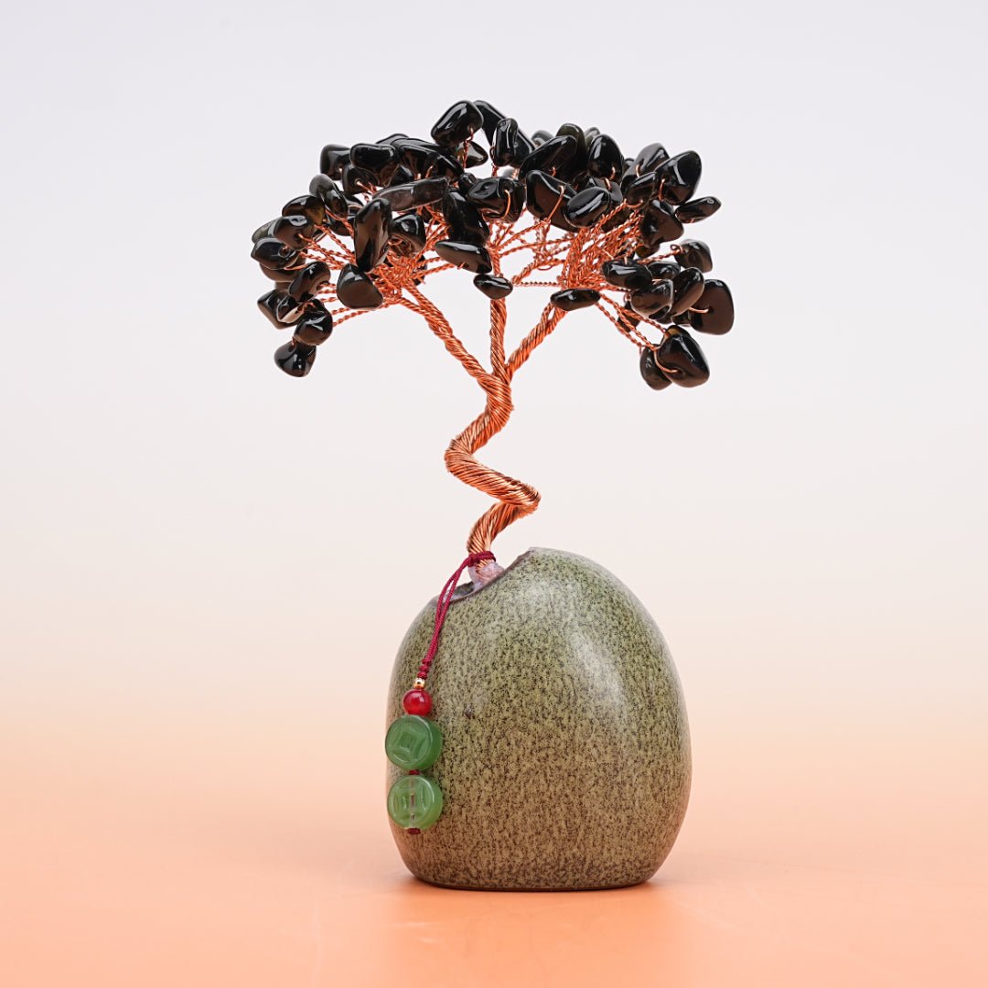Arbre de Vie Miniature en Pierres Naturelles – Feng Shui Déco - Biloria