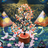 Arbre de Vie Pierres 7 Chakras Déco Bureau Tendance - Biloria