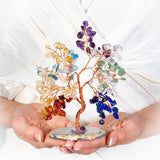 Arbre de Vie Pierres 7 Chakras pour Sérénité et Confiance - Biloria