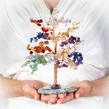 Arbre de Vie Pierres 7 Chakras pour Sérénité et Confiance - Biloria