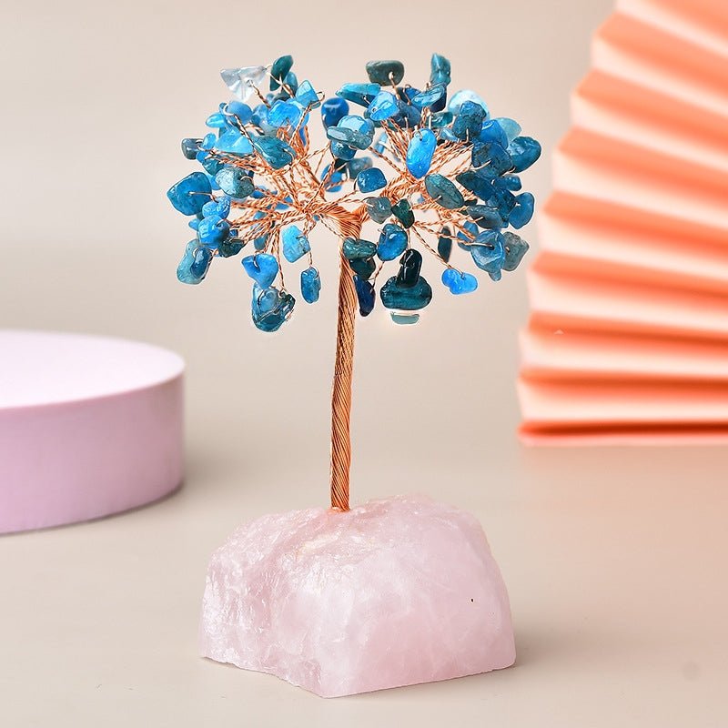 Arbre de Vie Quartz Rose pour Méditation et Recentrage - Biloria