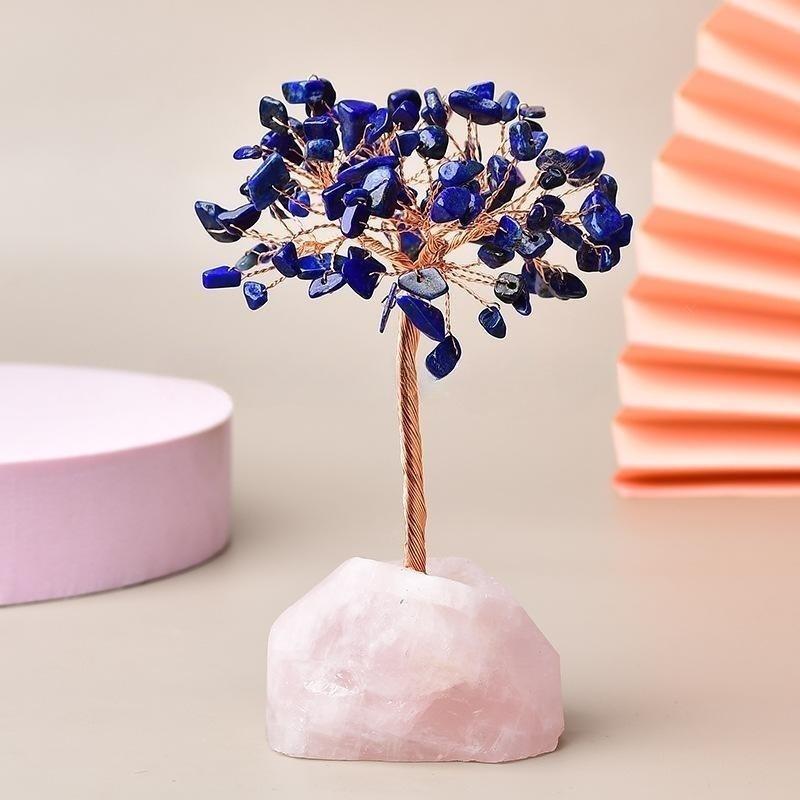 Arbre de Vie Quartz Rose pour Méditation et Recentrage - Biloria