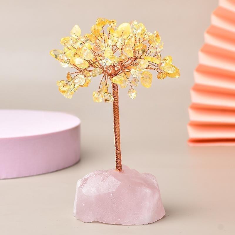 Arbre de Vie Quartz Rose pour Méditation et Recentrage - Biloria