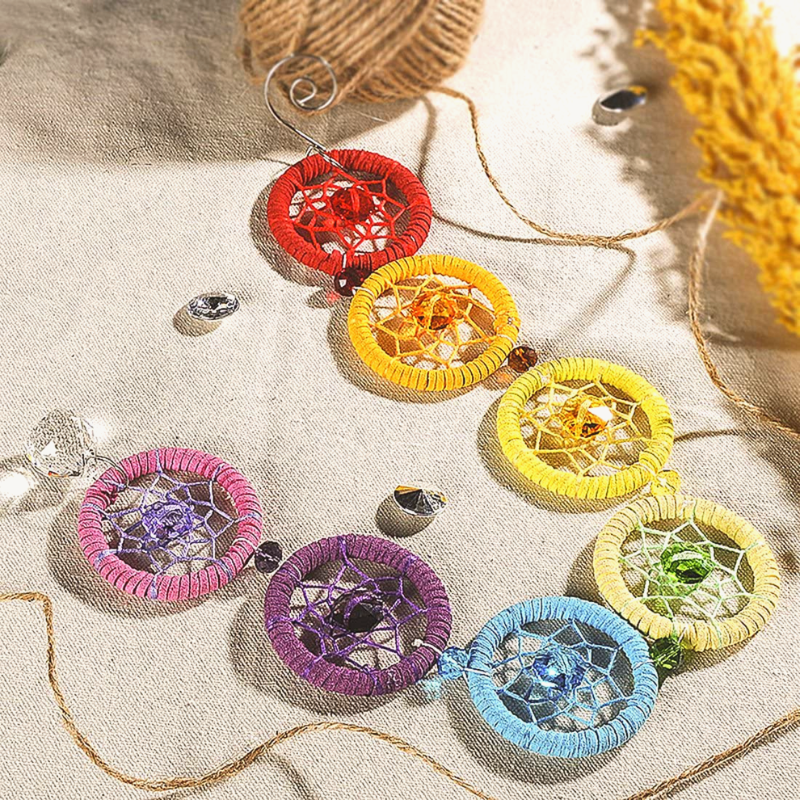 Attrape Rêve 7 Chakras pour l'Harmonie et un Sommeil Réparateur - Biloria