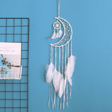 Attrape-Rêve Lune Artisanal pour Nuits Paisibles et Décoration Zen - Biloria