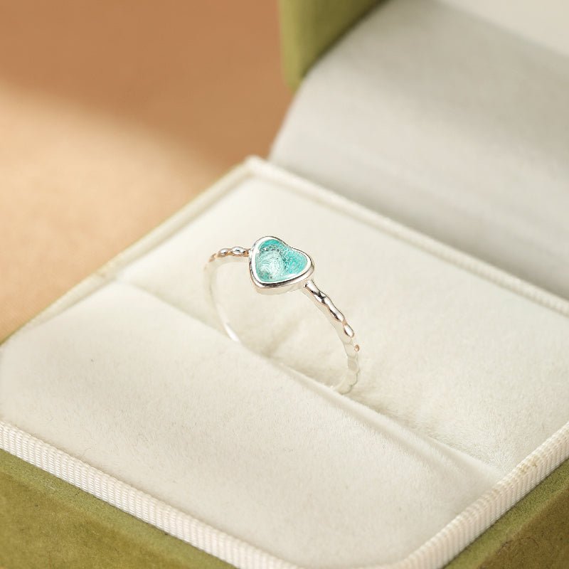 Bague Aigue-marine ajustable Argent S925 – Sérénité - Biloria