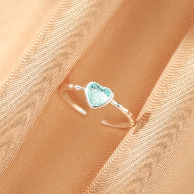 Bague Aigue-marine ajustable Argent S925 – Sérénité - Biloria