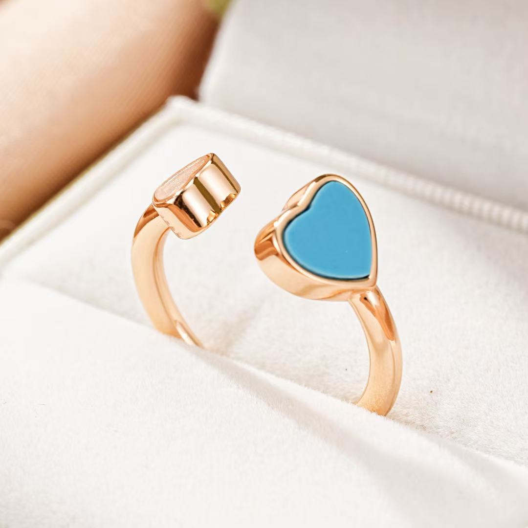 Bague Amazonite Cœur – Apaisement et Émotions - Biloria