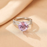 Bague Améthyste Argent 925 – Pierre Naturelle 10 mm Ajustable - Biloria
