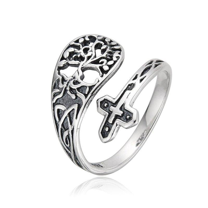 Bague Arbre de Foi en Argent 925 Ajustable - Biloria