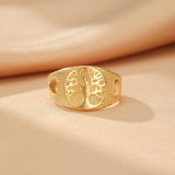 Bague Arbre de Vie Ajustable – Bien-être et Connexion - Biloria
